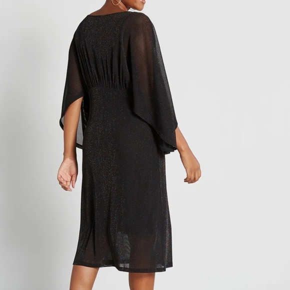 ModCloth Promised You Heaven Mesh‎ Midi Dress - Black (Size XS) - Picture 2 of 6